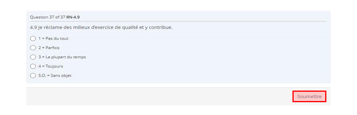 Guide au Programme de maintien de compétences (PMC), étape 3